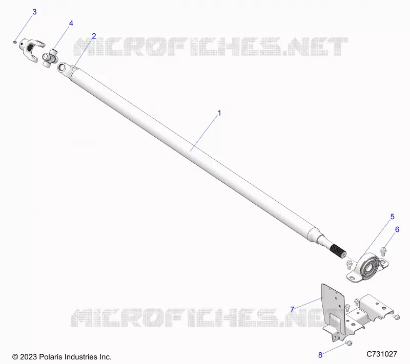ANTRIEB, MID PROP SHAFT