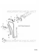 CAM CHAIN AND TENSIONER