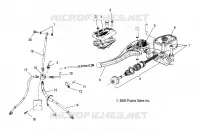 KONTROLLEN-MASTER CYLINDER/BREMSE LINE