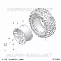RADS, REAR TIRE