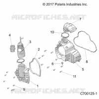 ENGINE, GENERATOR  COVER HVAC