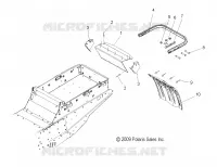 HINTERE STOSSSTANGE, HITCH, AND SNOW FLAP