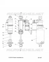 SUSPENSION, FRONT SHOCK TRACK (7044878)