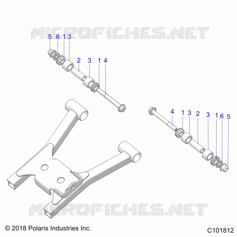 HINTERRADAUFHÃ„NGUNG A-ARM MOUNTING AND BUSHINGS