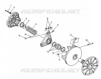 Antriebskupplung SPORT 0980443 and SPORT TOURING 0980243 (4942054205C001)