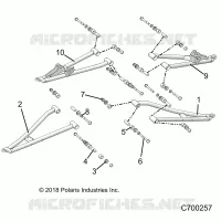 FRONT SUSPENSION CONTROL ARMS