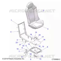 SITZ ASM. AND SLIDER
