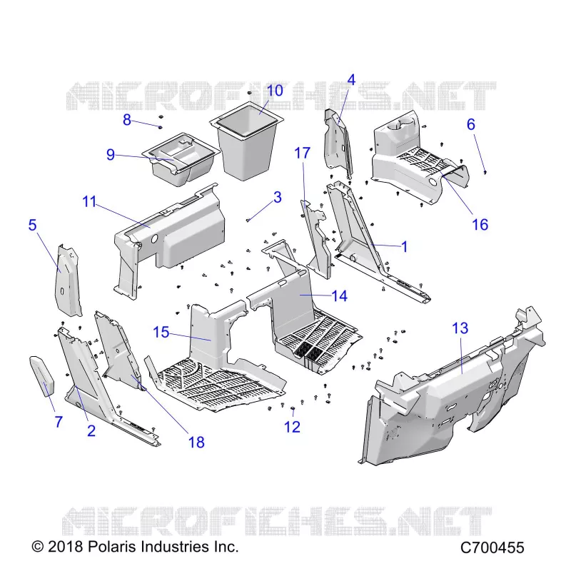 VORDERER BODEN- R19RSK99AS/A9/AD/BS/B9/BD (C700455)