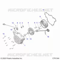 ENGINE, STATOR AND FLYRAD
