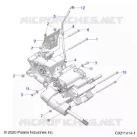 ANTRIEB, MAIN GEARCASE MOUNTING