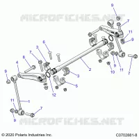 SUSPENSION, FRONT STABILISATORSTANGE