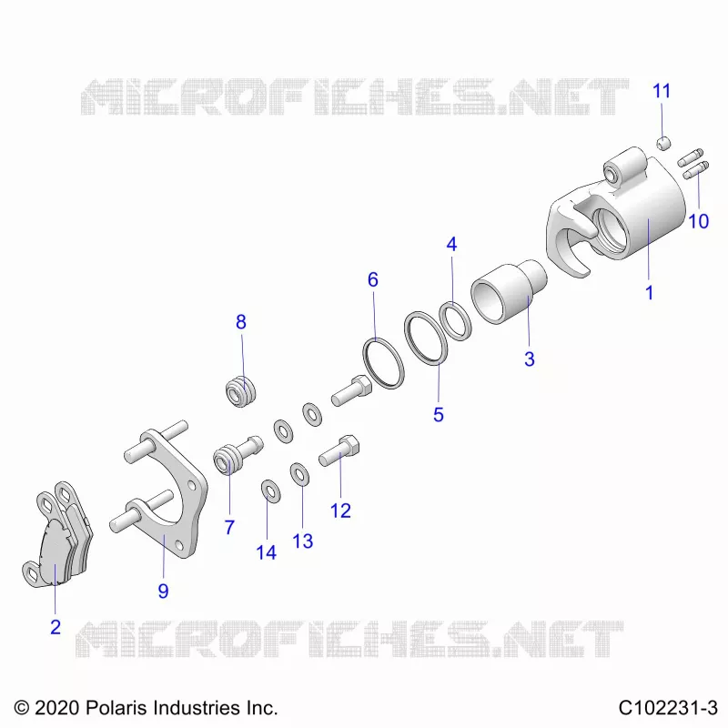 BRAKES, BRAKE BREMSZANGE HINTEN
