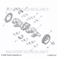 ENGINE, KURBELWELLE AND BEARINGS