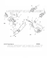 CHASSIS, CLUTCH GUARD AND FOOTRESTS