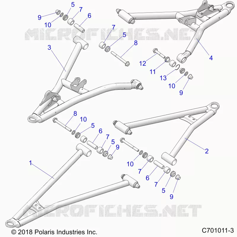 FRONT SUSPENSION CONTROL ARMS