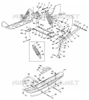 FRONT SUSPENSION AND SKI