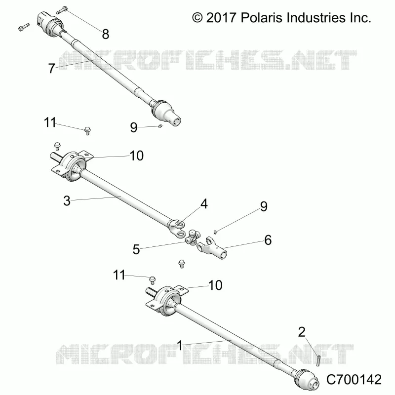 ANTRIEB, FRONT, MID, REAR PROP SHAFT