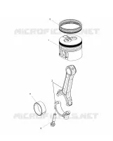 ENGINE, CONNECTING ROD AND KOLBEN SET