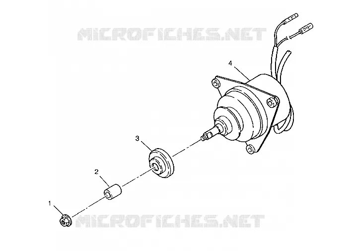 LÜFTERMOTOR 6x6 400L, SWEDISH S948740 and  NORWEGIAN N948740 (4926812681056A)