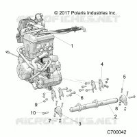 MOTOR, MOUNTING &amp; LONG BLOCK