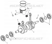 KOLBEN   KURBELWELLE 700 XC 0971766 (4941814181C009)