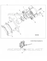 BREMSES, FRONT CALIPER
