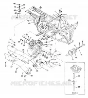 MOTOR and MUFFLER MOUNTNG 350 2X4 / W927539 (4922882288005A)