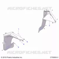 FENDER FLARES, FRONT