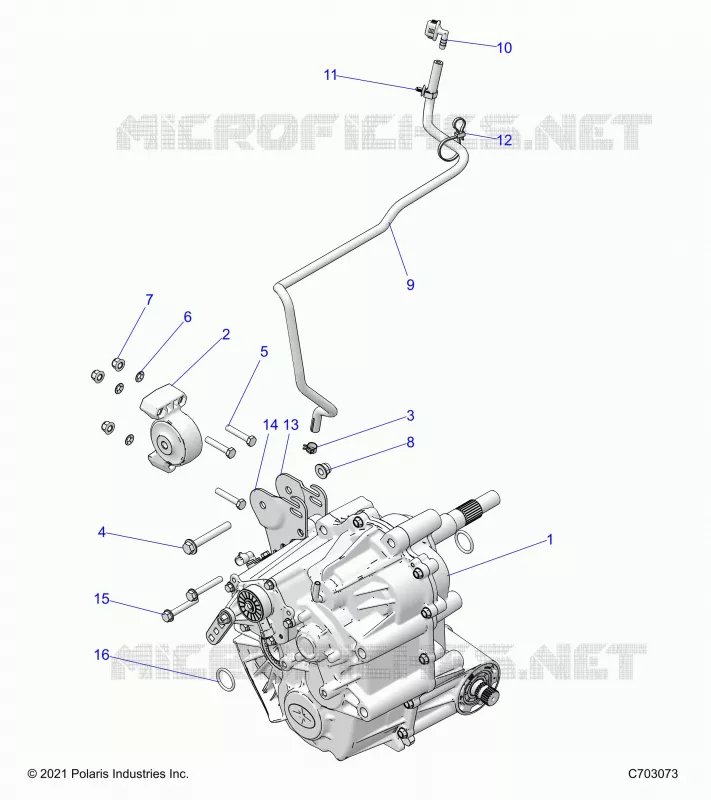 ANTRIEB, MAIN GEARCASE MOUNTING