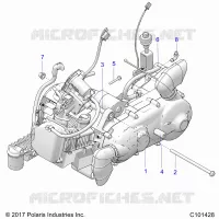 ENGINE, ENGINE AND GETRIEBELAGERUNG