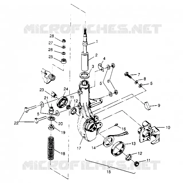 FRONT Verstrebung  4X4 400L W948140 (4926772677B004)