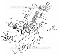 Hinterradschwinge   SCHOCK 6X6 350L W938739 (4924062406037A)