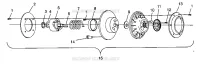 angetriebene Kupplungs ASSEMBLY RXL 0940768 and RXL TOURING 0940869 (4925062506030A)