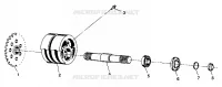 SPANNER VORNE ASSEMBLY 6X6 350L W938739 (4924062406013A)