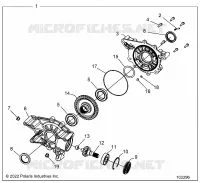 ANTRIEB, REAR GEARCASE INTERNALS