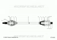 ANTRIEB, FRONT HALFSHAFT