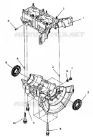 CRANKCASE ASSEMBLY LITE 0943433 AND  LITE DELUXE 0943431 (4924992499031A)