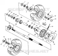 HECKANTRIEB  Scrambler 500 W97BC50A (4943074307C006)
