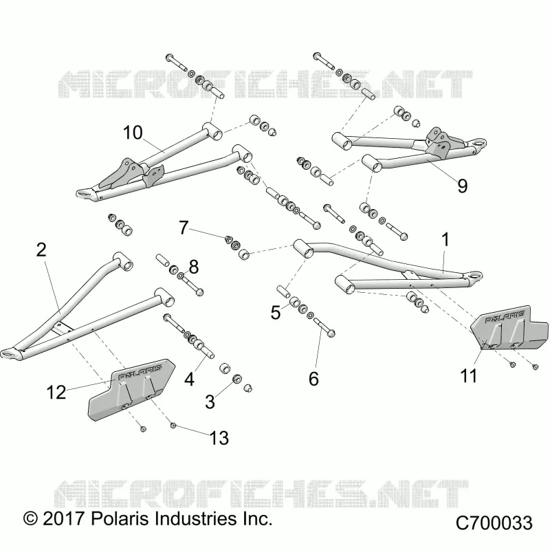 FRONT SUSPENSION CONTROL ARMS