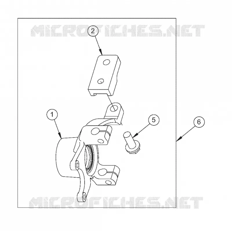 LENKUNG, KNUCKLE, RIGHT W/OFFSET EXTENSION