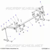 SUSPENSION, FRONT STABILISATORSTANGE