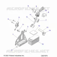 ELEKTRIC, BATTERY, MANUAL START POWER UP COMPONENTS