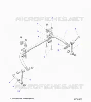 SUSPENSION, REAR STABILISATORSTANGE