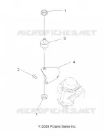 MOTOR, VERGASER BRACKET