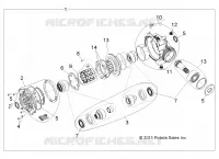 ANTRIEB, FRONT GETRIEBEGEHÄUSE INTERNALS 1332842