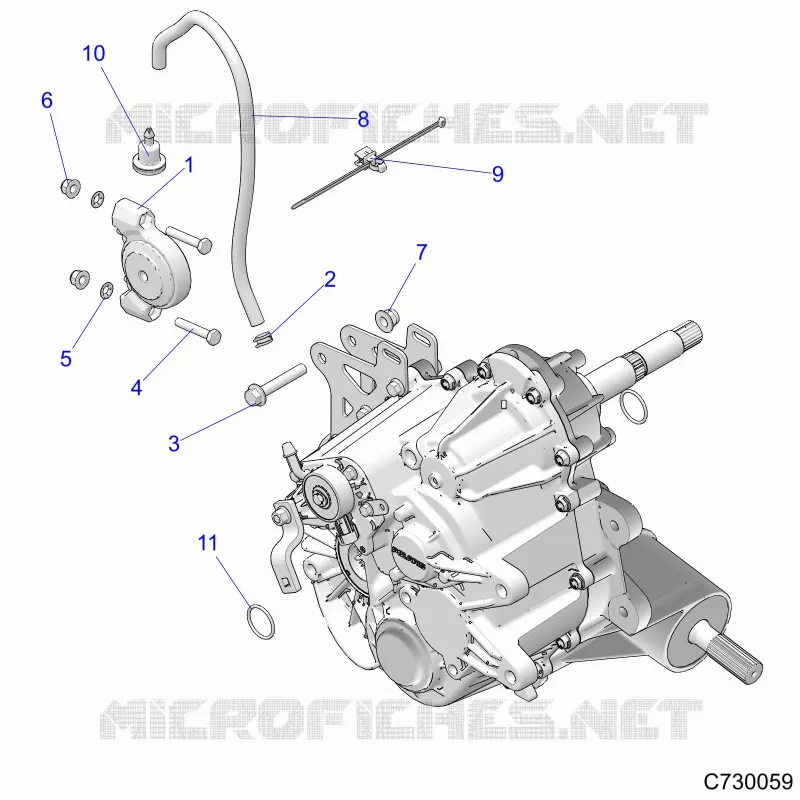 ANTRIEB, MAIN GEARCASE MOUNTING