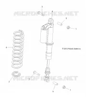 FRONT SUSPENSION SCHOCK MOUNTING