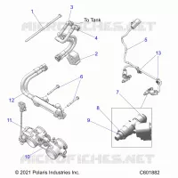 KRAFTSTOFFSYSTEM, RAIL, LINES AND THROTTLE BODY