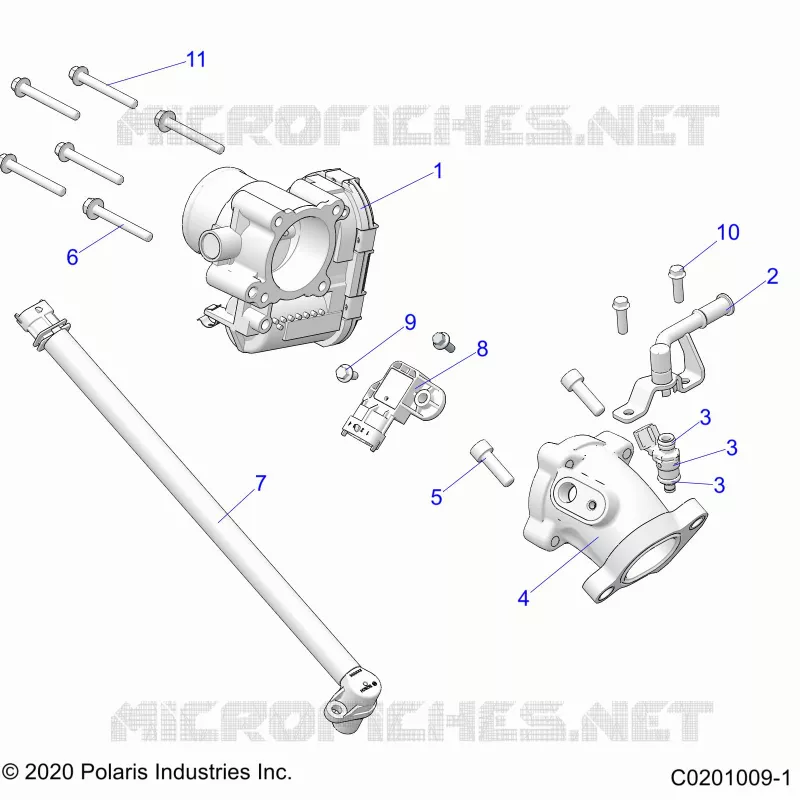 ENGINE, DROSSELKLAPPENGEHÃ„USE AND FUEL RAIL