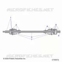 ANTRIEB, FRONT HALF SHAFT